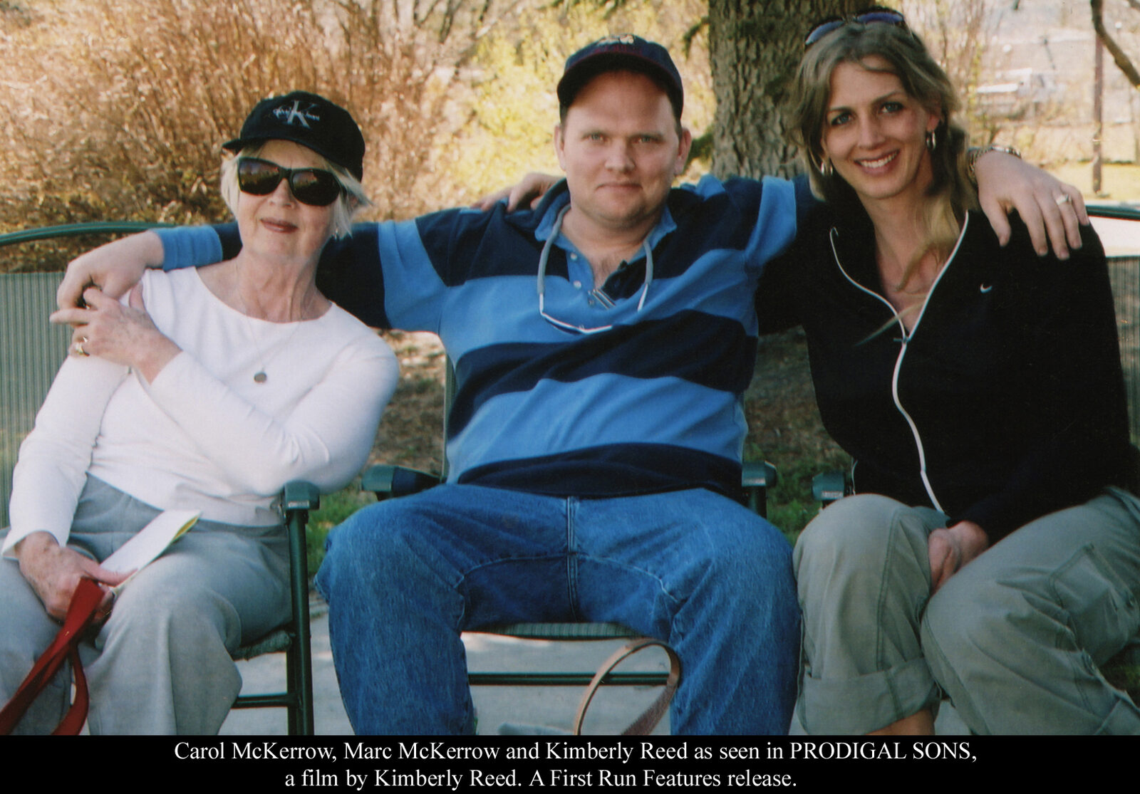 Carol McKerrow, Marc McKerrow and Kimberly Reed — still from PRODIGAL SONS, a film by Kimberly Reed. A First Run Features release.