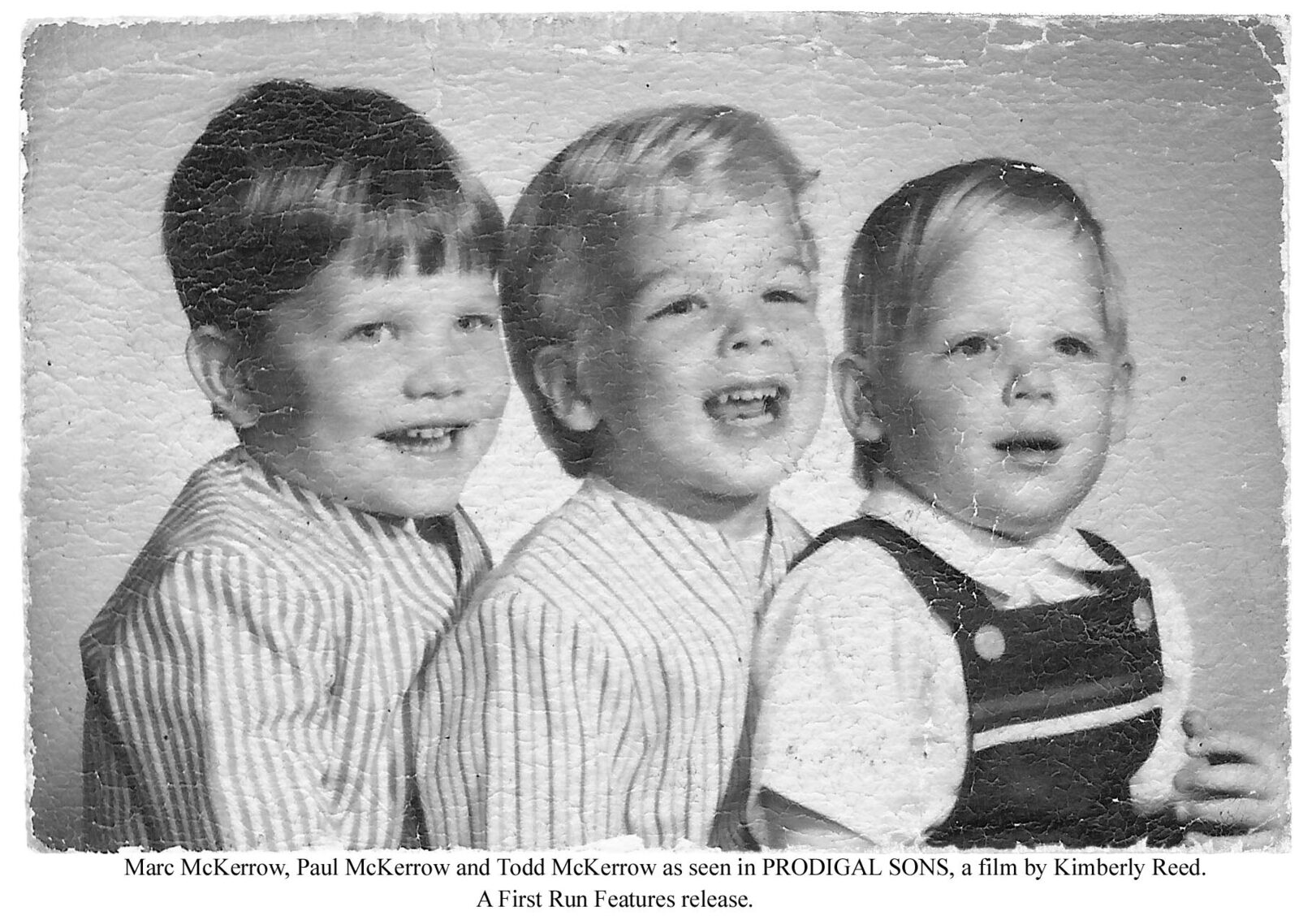 The McKerrow brothers as children — still from PRODIGAL SONS